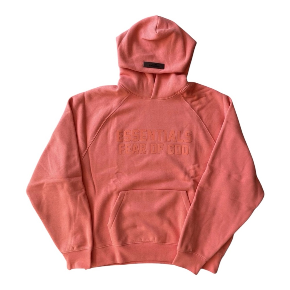 Fear Of God Essentials Hoodie Coral